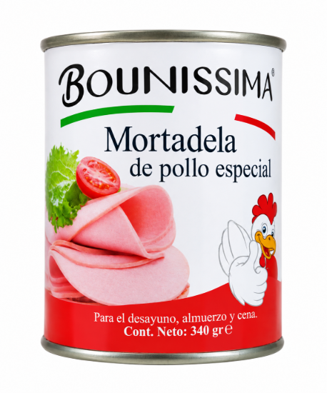 Imagen de Bounissima Mortadela de Pollo Especial (340 g)