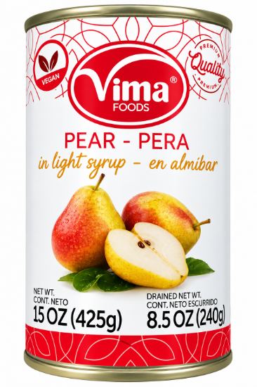 Imagen de Pera en Almíbar Ligero Vima Foods (425 g)