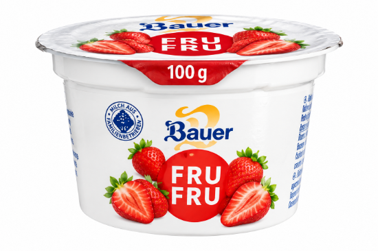 Imagen de Yogur Fru Fru Fresa Bauer (100 g)