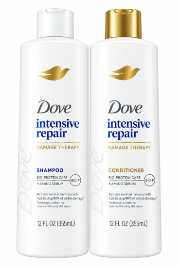Imagen de Juego de Champú y Acondicionador Intensive Repair Dove (2 × 355 ml)